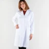 Bata larga blanca 1 Bata larga sanitaria color blanco veterinarios