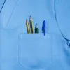 casaca azul 8 Comprar casaca sanitaria lisa azul para mujer
