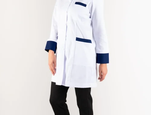 Batas Cuello Mao de laboratorio Mujer