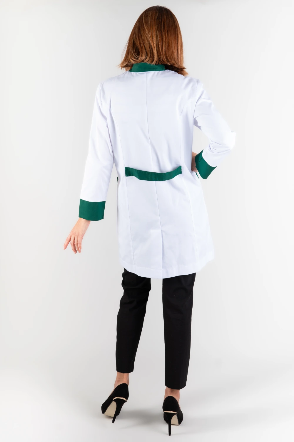 Comprar bata laboratorio verde con cuello mao Comprar bata laboratorio verde con cuello mao